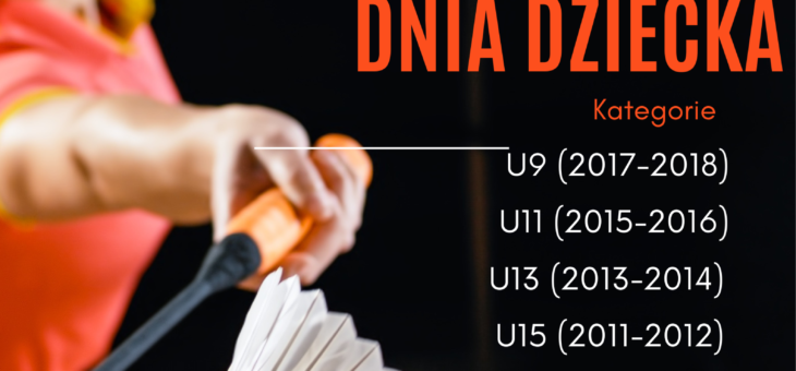 Turniej Badmintona z okazji Dnia Dziecka