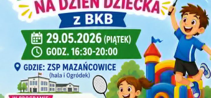 Piknik badmintonowy z okazji Dnia Dziecka